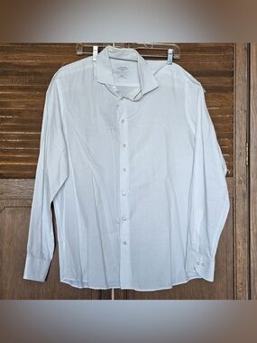 Hackett White Men's Long-Sleeve Button-Up Shirt